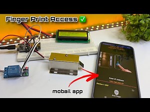 Finger Print based Door lock system with mobile Application Project