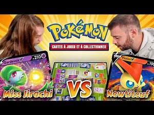 J'AFFRONTE MISS JIRACHI AUX CARTES POKÉMON ! VICTINI V VS GARDEVOIR V !