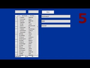 05 Create a form with a search function in OpenOffice Base