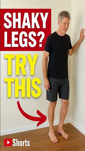 Shaky Legs? Try This 20-Second Stability Hack | Instant Leg Strength Exercise | Health Tips