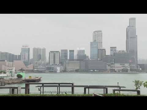 Live view of Hong Kong as Super Typhoon Ragasa is expected to pass Hong Kong