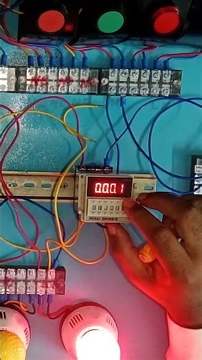 Experiment of On/Off delay timer. #youtubeshorts #electrical #technology #tech