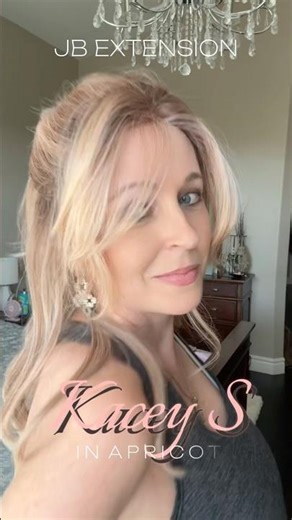 JB Extension Kacey S in Apricot #jbextensions #wig