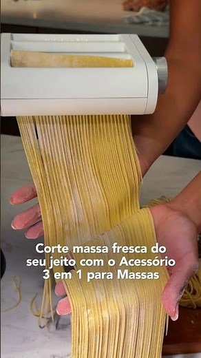 Um acessório, três funções. Conheça o novo 3 em 1 para Massas KitchenAid! 🍝 #kitchen #receitas