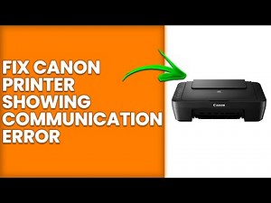 How To Fix Canon Printer Showing Communication Error (What To Do To Troubleshoot The Issue?)