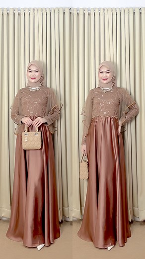 Dinda saputri | Masya Allah, dress superr cantik dan mewah buat hari raya nanti dari @dwiwarna.id 😍💝✨ Spill: 🧺Arunika dress link no—66 🧺Paris premium link... | Instagram