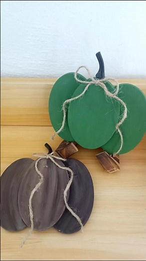 Calabazas de yeso* Diy decoración de otoño* Calabaza fácil y rápida