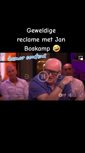 Geweldige reclame met Jan Boskamp 🤣