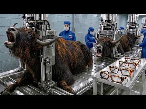 Inside a Himalayan Yak Horn Factory | From Raw Horn to Luxury Products (Full Process)