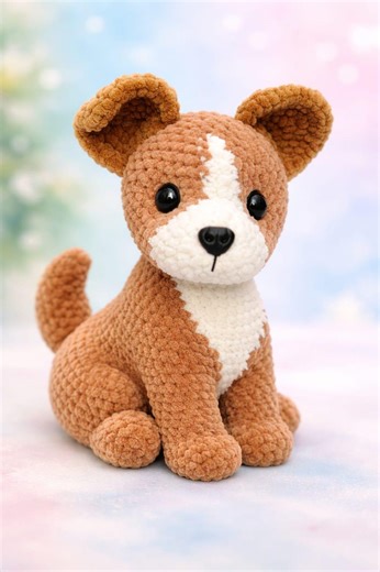 Amigurumi Corgi Dog Crochet Pattern - Realistic Puppy DIY PDF Tutorial - Etsy