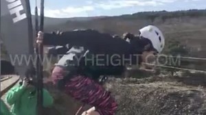 Bungee jump goes horrifically wrong
