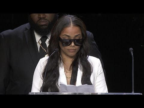Nipsey Hussle Memorial: Watch Lauren London's Emotional Tribute