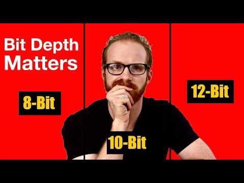 Compare 8 Bit vs 10 Bit vs 12 Bit for Video Cinema Camera