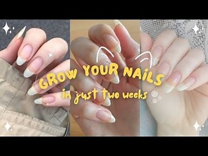How to Grow Long, Strong Nails (That Don’t Break Every 2 Days)‎💗