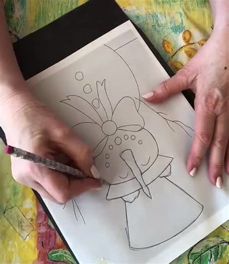 Cute Reindeer With Cookie and Santa Hat Paint Party Kit: Tracer & Reference Photo and 9 Free Tracers to Color or Paint (digital Download) - Etsy