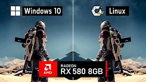 RX 580 - Windows 10 vs. Linux CachyOS | FPS差距大吗？ 🔥