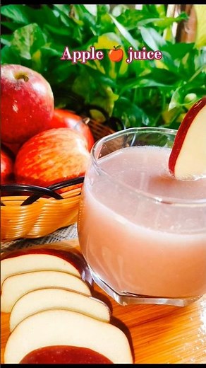 Healthy drink idea:apple 🍎 juice no sugar||How to make apple 🍎 juice with fresh apple#recipe#juice