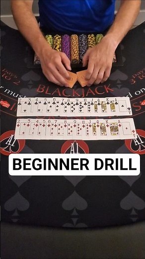 Card Counting Drill for BEGINNERS ♠️