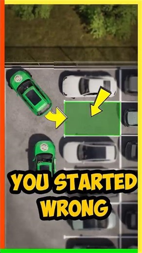Parallel Parking Positioning Trick Nobody Teaches #parking #driving #tutorialPARK BACK 1 SUB