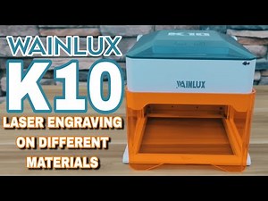 WAINLUX K10: Engraving on Different Materials
