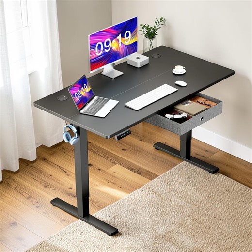 Electric Standing Desk Adjustable Height Computer Desk for Modern Home Office - Etsy