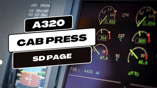 A320改装 客舱压力SD页面详解【熟肉】