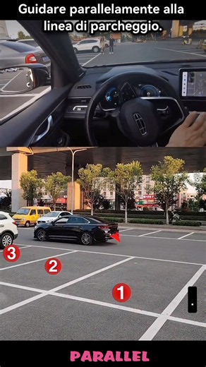 parking guide for beginners #learndriving #drivinglessons