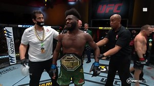 "That's not the way I wanted to win." An emotional Aljamain Sterling after one of the most surreal endings to a fight in UFC history! Watch the post-fight aftermath in full as Petr Yan is disqualified. #UFC259 | TNT Sports Football