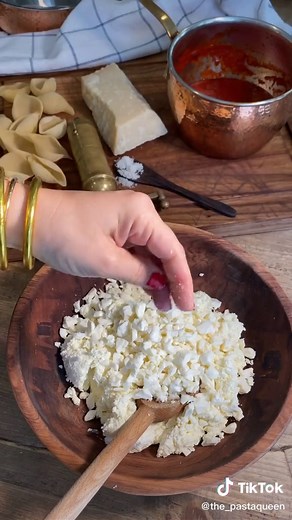 The Pasta Queen on TikTok