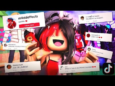 Capcut UNDERCOVER as a ROBLOX Tiktok EDITOR for ONE WEEK!