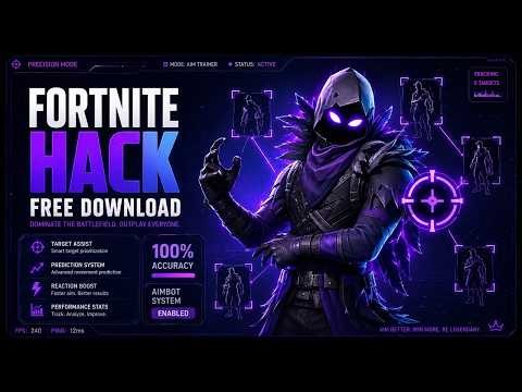 NEW Fortnite Hack 2026 ⚔️ Aimbot + ESP + Wallhack + Radar + No Recoil | Undetected Cheat | No Ban!