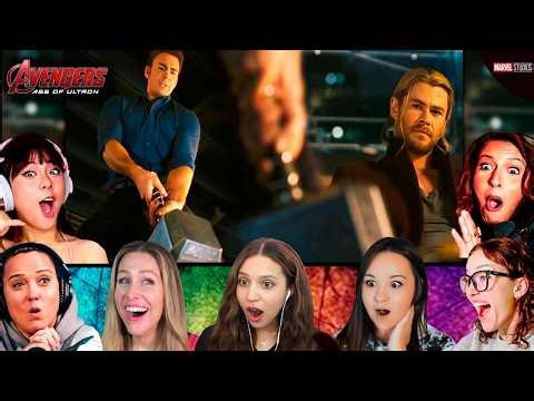 Top "Captain America Tries Lifting Mjolnir" Reactions | Avengers: Age of Ultron (2015) Reaction
