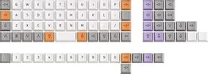 DROP + OLKB Preonic Acute Keycaps — Compact Ortholinear Form Factor, PBT Dye-subliminated Keycaps in OEM Profile, for Cherry MX Switches and Clones (Acute Keycaps)