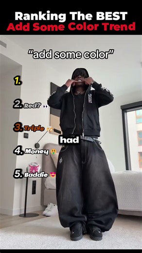 Ranking The BEST “Add Some Color” Trend! 😈👀