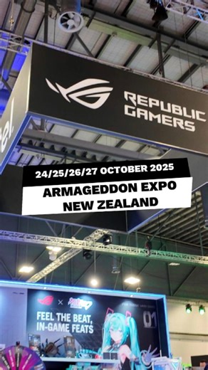 Armageddon NZ, you understood the assignment.⚡ Cosplay, games, ROG tech, and the Miku collab? Absolutely legendary. Massive thanks to everyone who came through to play, explore, and celebrate gaming with us. Until next time... Armageddon NZ 24,25,26,27 October 2025. #ForThoseWhoDare #ROGxMiku #ArmageddonExpo #ROGXboxAlly 🎮 | ASUS Republic of Gamers