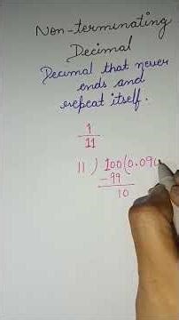 how to identify non-terminating decimal easily #class9maths #maths #numbersystem #subscribe