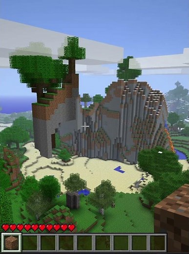 minecraft beta 1.7.3 cool seed but idk how to find the seed number #minecraft #minecraftbuilding