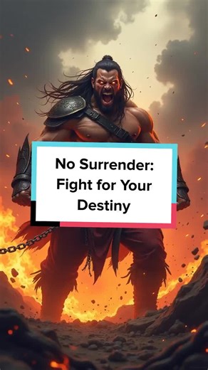 Unleash your inner warrior and claim your destiny. Refuse defeat, ignite your passion, and own your throne. This is your battle cry. #NoSurrender #RiseAndConquer #OwnIt #WarriorMindset