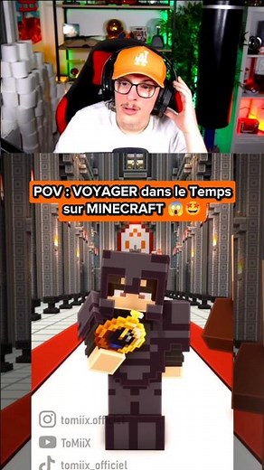 POV: TIME TRAVELING in MINECRAFT! 😱🤩 (The antagonist Tomiix)