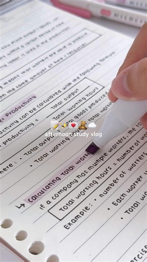 afternoon study with me 📝☀️ #studytok #study #studywithme #fabric_so #studytips