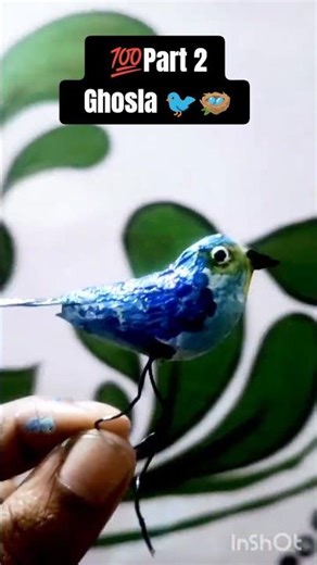 🐦💯Part 2 Diy Birds for Nest👌🪺#shorts #shortsvideo #diy #craft #shortsviral #handmade #bestoutofwaste