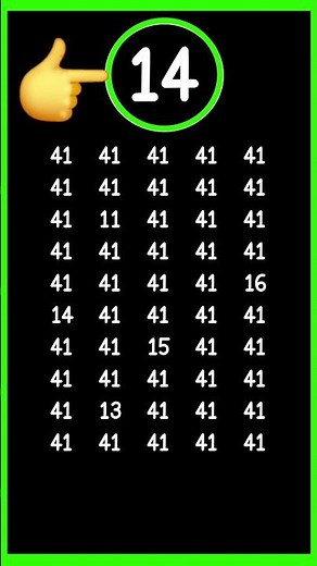 Are you a genious? Try this focus Test | shorts