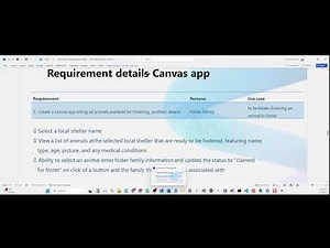 8. Designing a Canvas App: Challenge 3 Part 1