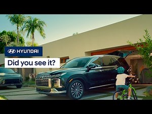 Hyundai Did you see it? | 2024 Hyundai PALISADE commercial