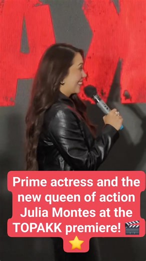 Prime actress and the new queen of action Julia Montes at the TOPAKK premiere! 🎬⭐ #JuliaMontes #TOPAKK #QueenOfAction | Coco & Julia Latest