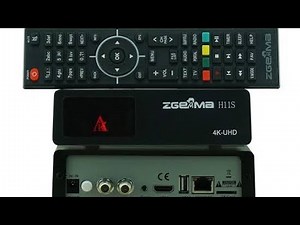 Zgemma H11S Enigma2 4K Linux Uydu Alıcısı Kutu Menü Açılışı