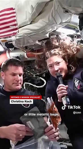 NASA’s Artemis II astronauts showed off the type of food they eat in space as their Orion spacecraft continues its journey towards the moon. The Artemis II crew is set to fly around the moon and return to Earth in a nearly 10-day expedition.