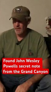 John Wesley Powell secret papers found about Grand Canyon