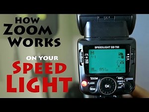 How Zoom Works on your Speedlight when attached to your Camera