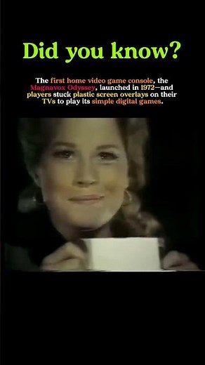 The First Home Video Game Console Was… Plastic Overlays?